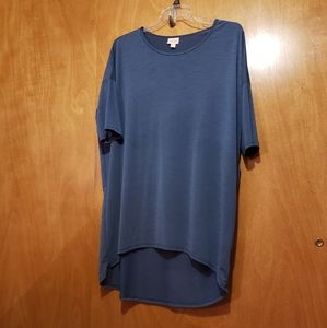 Lularoe blue Irma size XL